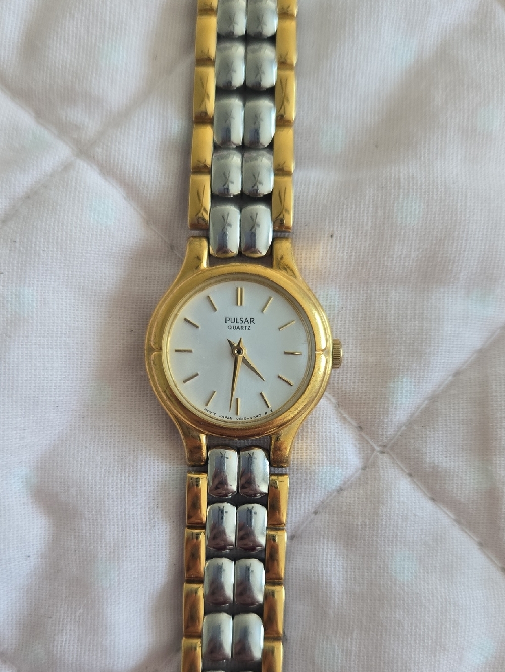 Pulsar Two-Tone Gold and Silver Ladies Watch